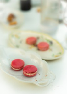 Macarons à la rose